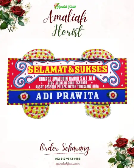 Papan Bunga Ucapan Selamat Mbuwa